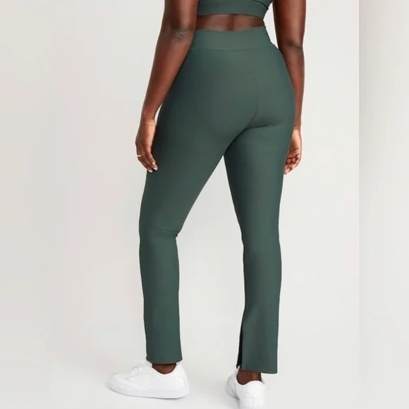 NWT! Extra High-Waisted PowerSoft Rib-Knit Split Flare Leggings - Size 2X💎 - Picture 6 of 12